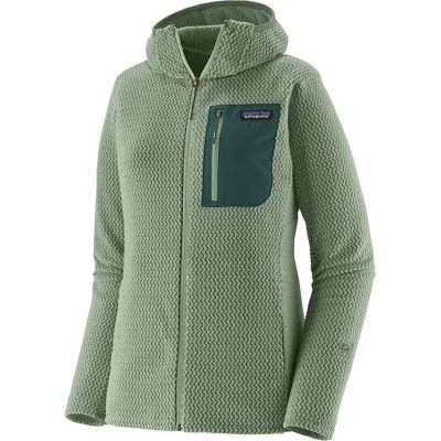Patagonia W's R1 Air Full-ZipHoody Ellwood Green - M