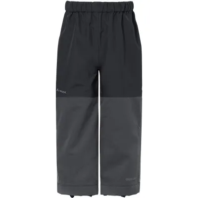 Vaude Kids Caprea Rain Pants Black - 122/128, kuva 1 / 1