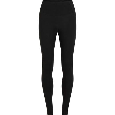 Icebreaker Women Merino 200 Oasis High Rise Leggings Black - L