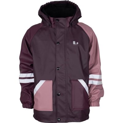 Lindberg Fagerhult Rain Set,Fleece Plum/Dry Rose - 130 cl