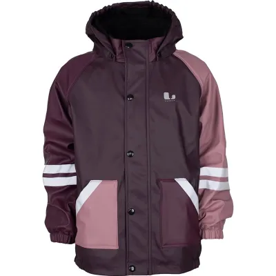 Lindberg Fagerhult Rain Set,Fleece Plum/Dry Rose - 130 cl, kuva 1 / 1