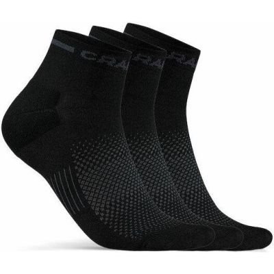 Craft Core Dry Mid Sock 3-Pack Black - 43-45