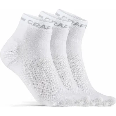 Craft Core Dry Mid Sock 3-Pack White - 37-39, kuva 1 / 1