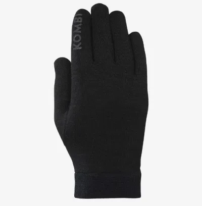 Kombi P4 Merino Liner Mens Black - S/M