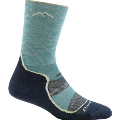Darn Tough Light Hiker Micro Crew Lightweight WithCushion Women Aqua - L
