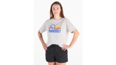 Marmot Wm's Coastal Tee SS Light Grey Heather - XL
