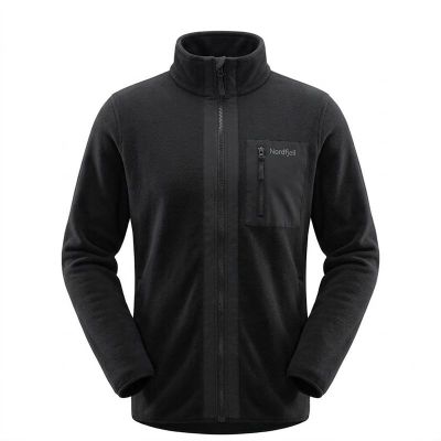 Nordfjell The FZ Fleece Jacket Men Black - S