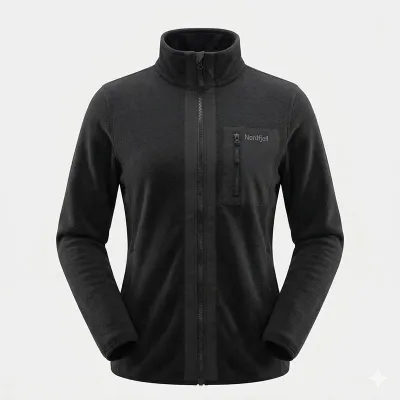 Nordfjell The FZ Fleece Jacket Women Black - M