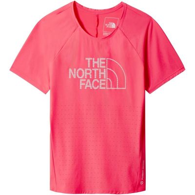 The North Face Flight Weightless S/S Shirt Brilliant Coral - S