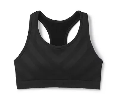 Smartwool Merino Sport Seamless Racerback Bra Black - XS