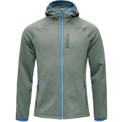 Elevenate Men's Skiers FleeceHood Gray Green - M