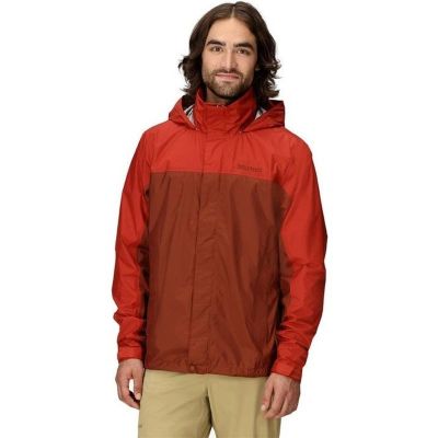 Marmot PreCip Eco Jacket Men Pecan/Sumac - XL