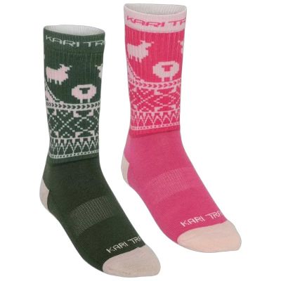 Kari Traa Puffin Sock 2Pk Pink - 36-37