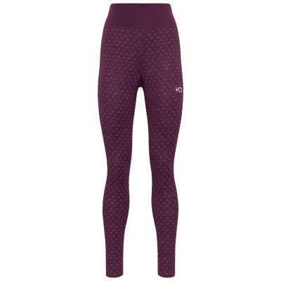 Kari Traa Vilma High Waist Pants Wine - M