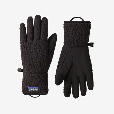 Patagonia Retro Pile Gloves Black - S