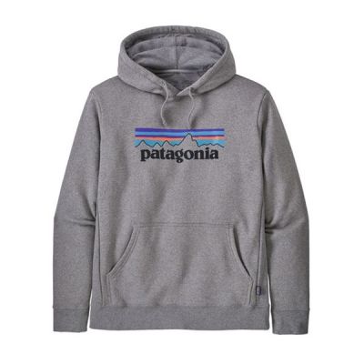 Patagonia P-6 Logo Uprisal Hoody Gravel Heather - XS