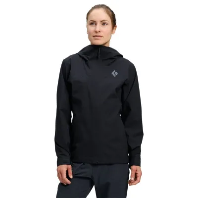 Black Diamond W Strataline Stretch Shell Black - S, kuva 1 / 1