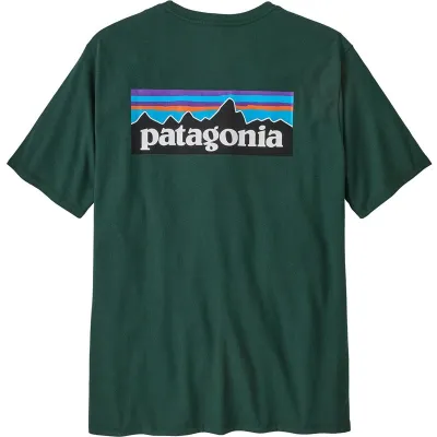 Patagonia M's P-6 Logo Responsibili-Tee Cascade Green - M, kuva 1 / 1