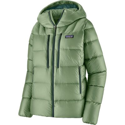 Patagonia W's Fitz Roy Down Hoody Ellwood Green - XL