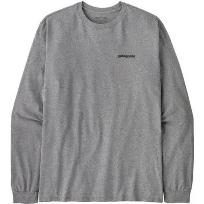 Patagonia M's L/S P-6 Logo Responsibili-Tee Gravel Heather - XS, kuva 1 / 1