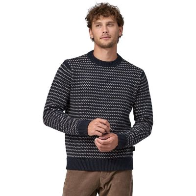 Patagonia M's Recycled Wool-Blend Sweater Classic Navy - XS