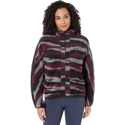 Mountain Hardwear HiCamp Fleece Full Zip Hoodyn Cocoa Red Lands - M