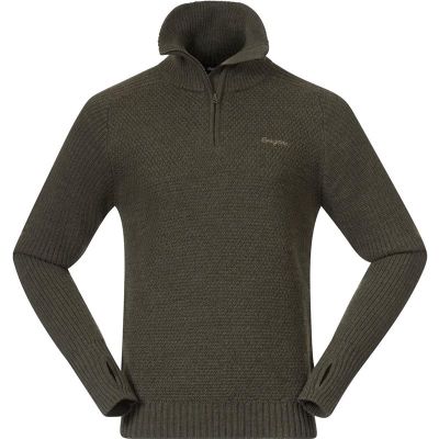 Bergans Ulriken Jumper Men Dark Green Mud - S
