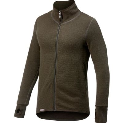 Woolpower Full Zip Jacket 400Jacket Pine Green - XXS