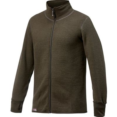 Woolpower Full Zip Jacket 600 Pine Green - XXXL