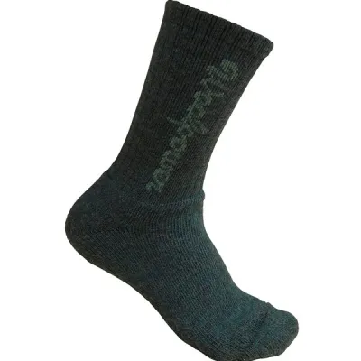 Woolpower Kids Socks Classic Logo 400 Forest Green - 32-35, kuva 1 / 1