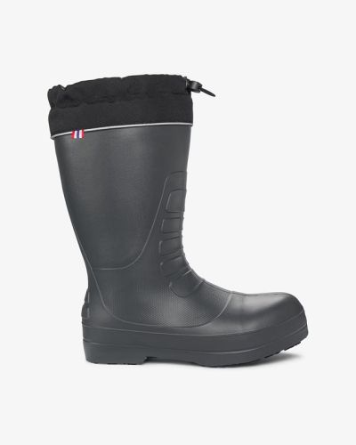 Viking Norse Tall Boot Charcoal/Black - 42