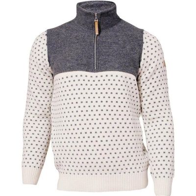 Ivanhoe Sverre Half Zip Off White - L