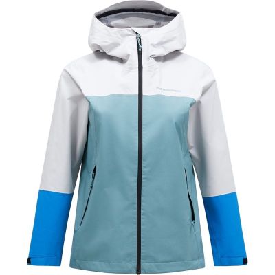 Peak Performance W Trail Hipe Shell Jacket Antarctica/Deluded Vision - S