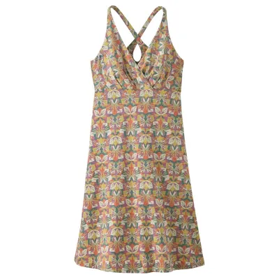 Patagonia W's Amber Dawn Dress Butterfly Geo: Weathered Stone - L, kuva 1 / 1