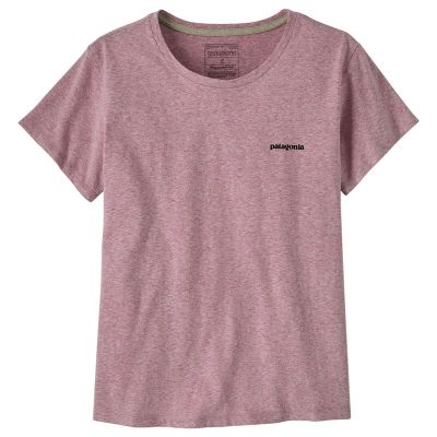 Patagonia W's P-6 Logo Responsibili-Tee Quiet Violet - L