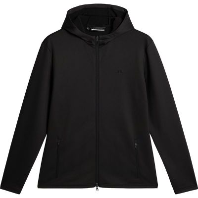J.Lindeberg Aerial Full Zip Hood Black - L