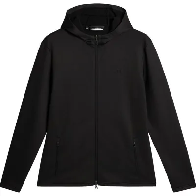 J.Lindeberg Aerial Full Zip Hood Black - L, kuva 1 / 1