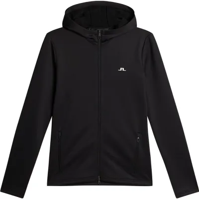 J.Lindeberg Aerialle Zip Hood Black - S, kuva 1 / 1