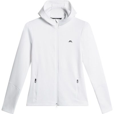 J.Lindeberg Aerialle Zip Hood White - S