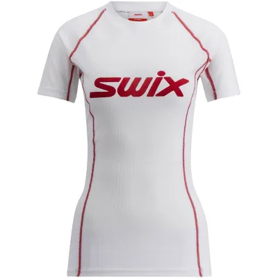 Swix V Racex Classic Short Sleeve W Bright White/Swix Red - M