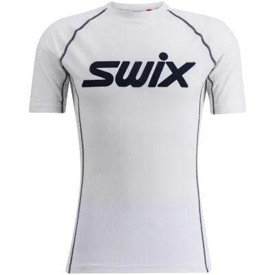 Swix V Racex Classic Short Sleeve M Bright White/ Dark Navy - XXL