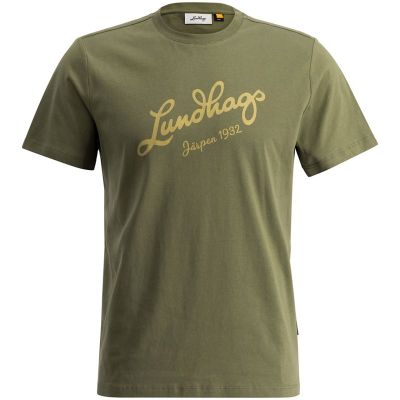Lundhags Järpen Logo T-Shirt M Pine Green - S
