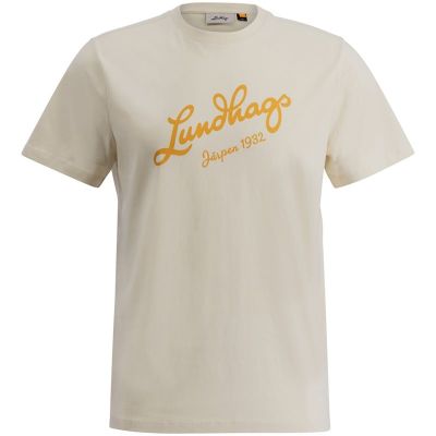 Lundhags Järpen Logo T-Shirt M Chalk White - S