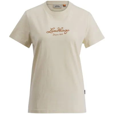 Lundhags Järpen Logo T-shirt W Chalk White - XS, kuva 1 / 1