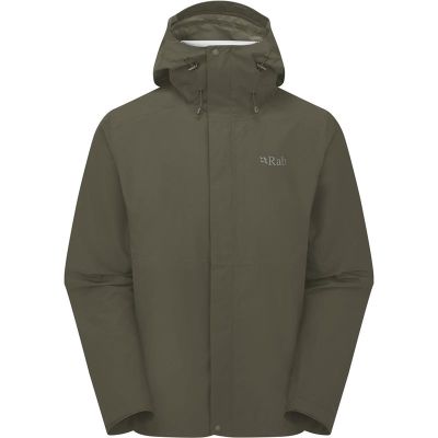 Rab Downpour Jacket mens Army - L