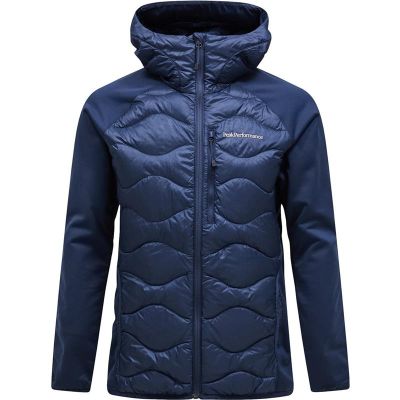 Peak Performance M Helium Down Hybrid Hood Blue Shadow - L