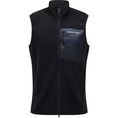 Peak Performance M Pile Vest Black - L