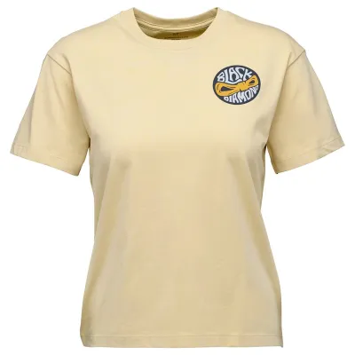 Black Diamond W Rope Badge Ss Tee White Oak - L, kuva 1 / 1