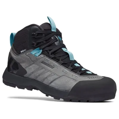 Black Diamond Mission Leather Mid WP Approach Shoes Wo Steel Grey/Costal Blue - 39, kuva 1 / 1