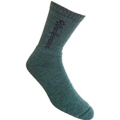 Woolpower Socks Classic Logo 400 Forest Green - 40-44